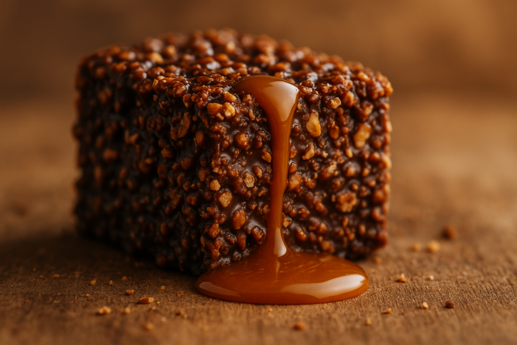 Crispy Chocolate Crunch Bar Recipe with Cereal, Nuts, and Caramel