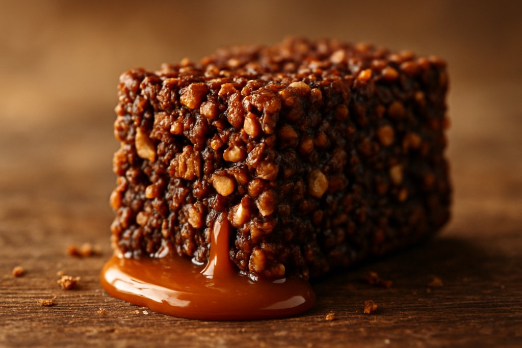 Crispy Chocolate Crunch Bar Recipe with Cereal, Nuts, and Caramel